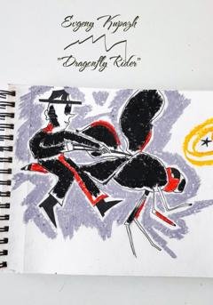 Обложка книги «Dragonfly Rider» — Евгений Купаж