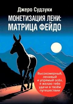 Обложка книги «Монетизация лени: Матрица Фейдо» — Джеро Судзуки