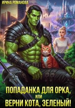 Обложка книги «Попаданка для орка, или Верни кота, зеленый!» — Ирина Романова