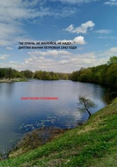 Обложка книги ««Не плачь, не жалуйся, не надо…» Диптих Марии Петровых 1942 года» — Анастасия Головкина