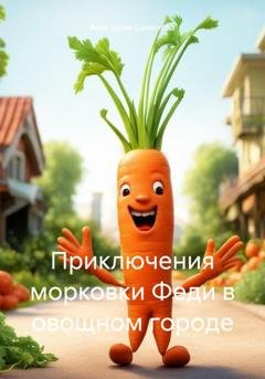 Обложка книги «Приключения морковки Феди в овощном городе» — Анастасия Александровна Семенова