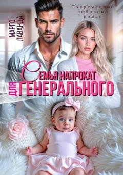 Обложка книги «Семья напрокат для генерального» — Марго Лаванда