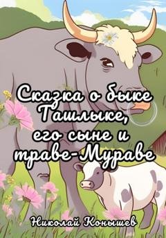 Обложка книги «Сказка о быке Ташлыке, его сыне и траве-Мураве» — николай леонидович конышев