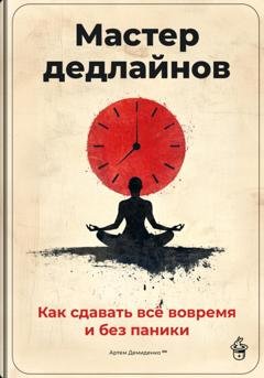 Обложка книги «Мастер дедлайнов: Как сдавать всё вовремя и без паники» — Артем Демиденко