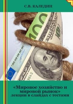 Обложка книги «Мировое хозяйство и мировой рынок. Лекции в слайдах с тестами» — Сергей Каледин