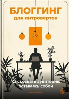 Обложка книги «Блоггинг для интровертов: Как создать аудиторию, оставаясь собой» — Артем Демиденко