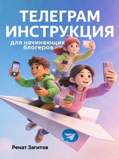 Обложка книги «Телеграм-инструкция для начинающих блогеров» — Ренат Загитов