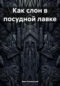 Обложка книги «Как слон в посудной лавке» — Иван Куковицкий