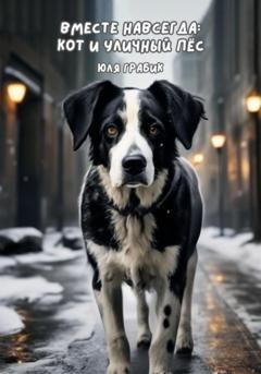 Обложка книги «Вместе навсегда: кот и уличный пес» — Юля Грабик