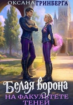 Обложка книги «Белая ворона на факультете Теней» — Оксана Гринберга