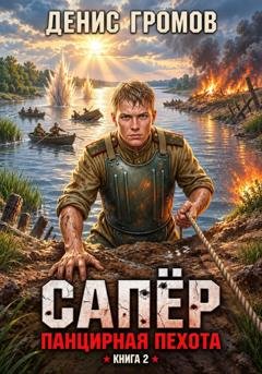 Обложка книги «Сапер. Панцирная пехота» — Денис Громов