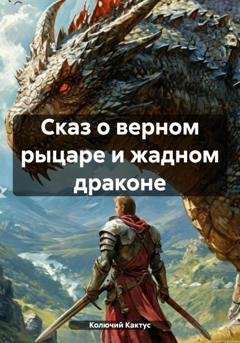 Обложка книги «Сказ о верном рыцаре и жадном драконе» — Колючий Кактус