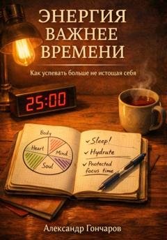 Обложка книги «Энергия важнее времени. Как успевать больше не истощая себя» — Александр Гончаров