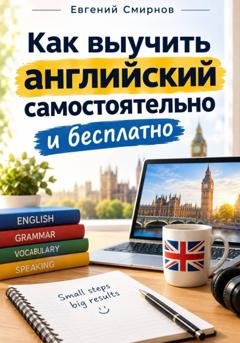 Обложка книги «Как выучить английский самостоятельно и бесплатно» — Евгений Смирнов